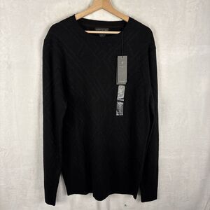 Shaquille O’Neal XLG Lurex Black Round Neck Sweater Size Large Tall NWT